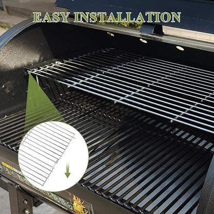 Utheer Warming Rack for Pit Boss 700 Series Pellet Grills, Fits Pit Boss 700D / 700FB / 700S / 700FB1 / 700SC, Stainless Steel Upper Warming Shelf Replacement