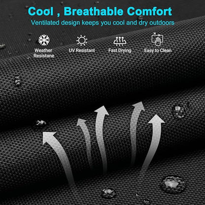 ABORON Chaise Lounge Chair,5 Positions Padded Outdoor Tanning Chair,Heavy Duty Portable Lounge Chair for Outdoor Sunbathing Patio Pool Lawn Deck Poolside,Support up to 440 Lbs