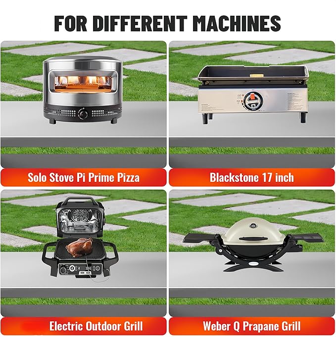 XL Outdoor Grill Cart with Cabinet, Extra-Wide Stainless Steel Table Top, Large Spice Rack & Lockable Wheels, Outdoor Kitchen Island Grill Table for BBQ, Cooking & Prep