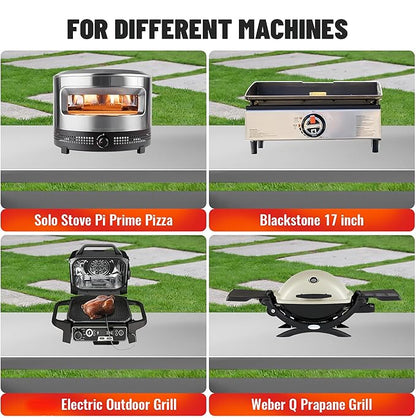 XL Outdoor Grill Cart with Cabinet, Extra-Wide Stainless Steel Table Top, Large Spice Rack & Lockable Wheels, Outdoor Kitchen Island Grill Table for BBQ, Cooking & Prep