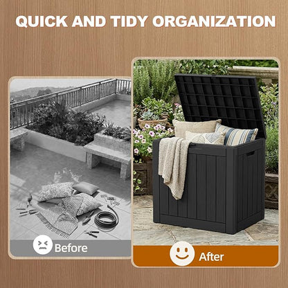EFU Outdoor Storage Box 35 Gallon Deck Box 053