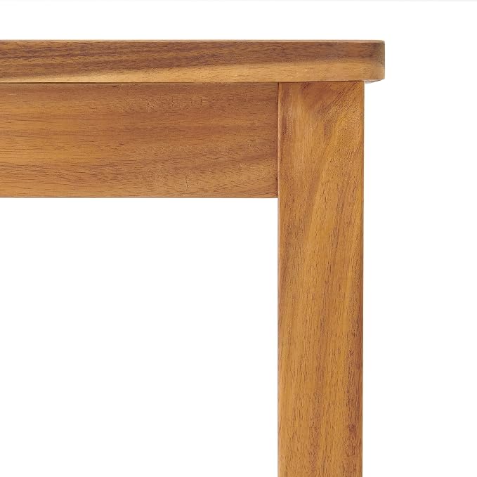 Alaterre Furniture, Okemo Acacia Wood Outdoor Dining Set, 63" W, Natural