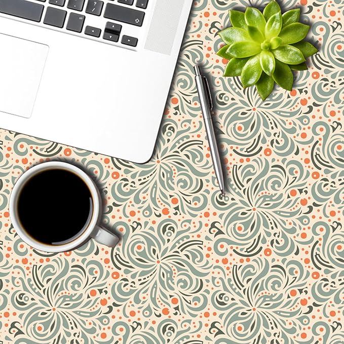 Elegant Flower Square Table Cloth Perfect for Spring Home Decor Orange Green Paisley Boho Square Table Cover for Farmhouse Decors Seasonal Tablecloths for Party Picnic Dinner Decor 60x60 Inch