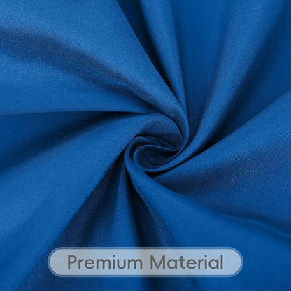 8 Pack Royal Blue Tablecloth 60 x 126 Inch Rectangle For 8 Foot Tables | Wrinkle Resistant, Washable Polyester Fabric, Rectangular Table Cloth for Wedding Party Banquet Buffet and Camping