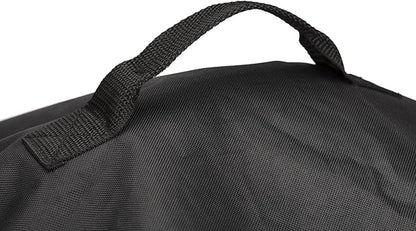 Cuisinart 18” Smoker & Grill Cover, Universal Fit for Grills, Griddles, Smokers, Durable 600D Fabric, Water & Weather Resistant Nylon, UV and Fade Resistant Barbecue Cover with Velcro, Black
