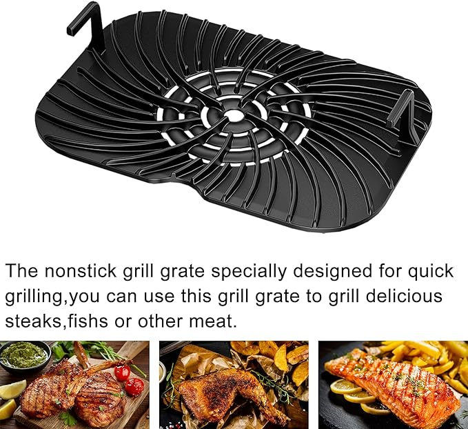 Replacement Grill Grate for Ninja Foodi FG551,Accessories for Ninja Foodi Smart XL 6-in-1 Indoor Grill,Non-stick Griddle Pan Replacement Parts