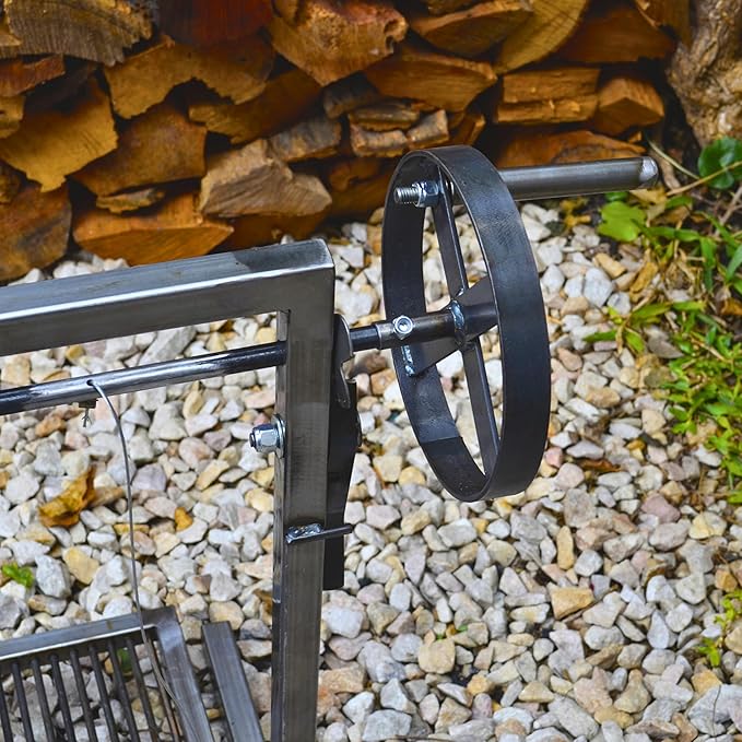 Iron Argentinian Style Santa Maria Grill (Santa Maria Grill + Iron griddle + Brazier + Fire tools)