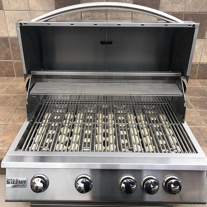 Grill Briquettes Tray Replacement Parts Kit for Summerset Sizzler 26" 32" Grill, Briquettes Tray Parts for RCS RJC32A RJC26A RJC40A RJC32AL RJC40AL Heat Plates and Burner