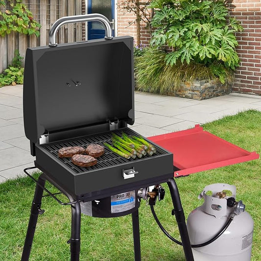 14 x 16 Deluxe Outdoor BBQ Grill Box, Replacement for All Camp Chef 14" Cook Systems Parts, Perfect for Single Burner Accessories, Compatible with Camp Chef BB30L Original Part Number