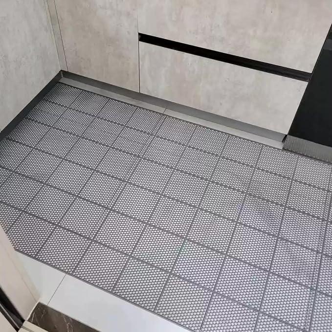 Non Slip Drainage Flooring Mat, 3 x10 Ft 0.22'' Thick Pool Flooring Mat, PVC, Anti-Slip Commercial Kitchen Mat, Ideal Entry Way Doormat for Home,Pools,Bathroom,Garden,Kitchen,Indoor Outdoor Wet Area