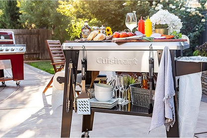 Cuisinart CPT-194 Outdoor Stainless Steel Grill Prep Table