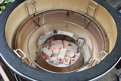 Uniflasy BBQ Whirlpool for Weber Kettle 22, 26.75 Inches WSM Weber Smokey Mountain for Big Green Egg XL Kamado Cone Kettle Charcoal Grill Accessories for Weber Master Touch 22