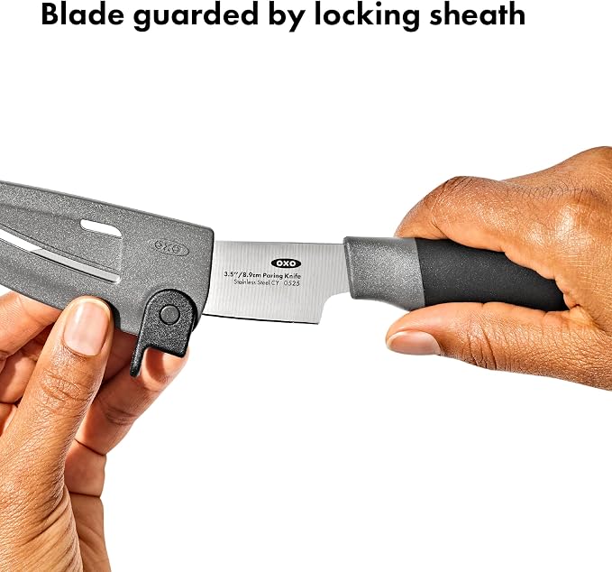 OXO Good Grips 3.5 in Paring Knife with Locking Sheath
