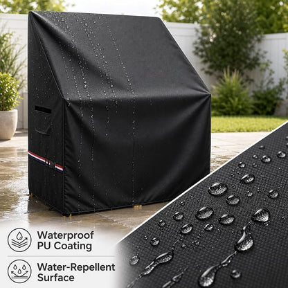 Kids Outdoor Mud Kitchen Cover,Heavy Duty Waterproof & Anti-UV Dustproof Outdoor Wooden Play Kitchen Covers,31.6" W x 15.8" D x 35.4" H,Cover Only