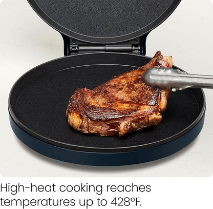 Chefman Everything Maker & Pizza Oven – 1440W Countertop Electric Pizza Maker with 12” Nonstick Cooking Plates, Plus Makes Quesadillas, Omelettes and More, with Indicator Lights and Vertical Storage
