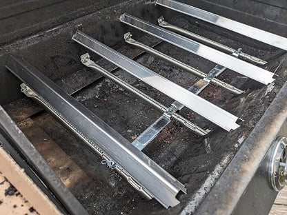 Grill Replacements for Charbroil Performance 463448021 463449021 463365021 5 Burner 463351021 463352521 4 Burner Gas Grill Igniter Stainless Steel Grill Burner Heat Plate Shield Crossover Tube