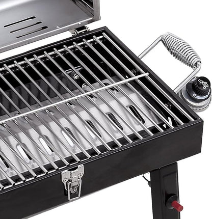 Charbroil 1-Burner Portable Gas Grill, Stainless Steel - 465640214
