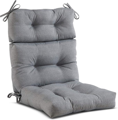 Greendale Home Fashions Cement 44'' x 22'' Outdoor High Back Chair Cushion
