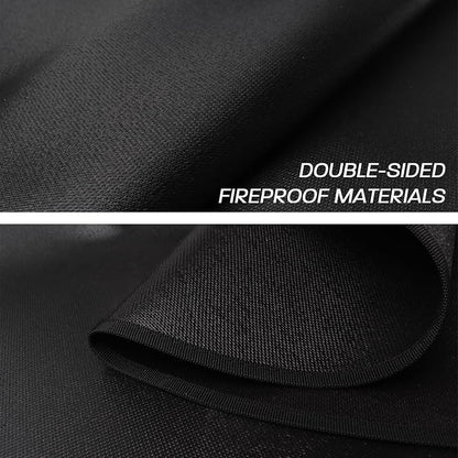 39" Fire Pit Mat for Solo Stove Bonfire - Round Under Grill Mat | Double-sided Fireproof,Oil & Waterproof,Portable,Easy to Clean,Outdoor Patio Deck Protection,Fireplace,Camping Stove Fire Mat