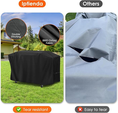 Grill Cover for Gas Griddle, 77inch Outdoor Grill Cover Waterproof for Flat Top BBQ Grills and Smoker Grills-77 L x 33" W x 50" H