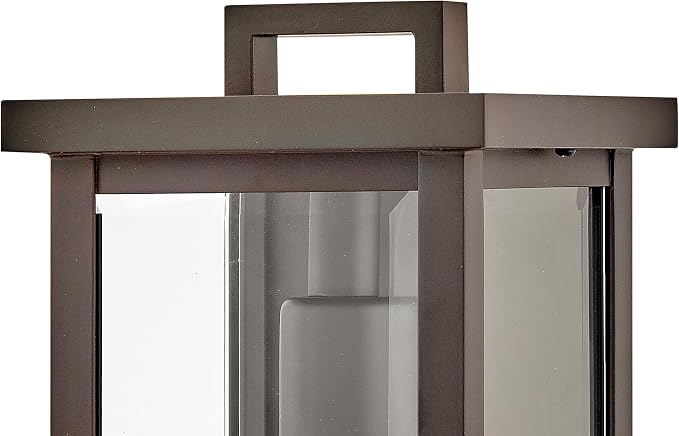 Hinkley Weymouth Small Outdoor Wall Rectangle Lantern, Oil Rubbed Bronze
