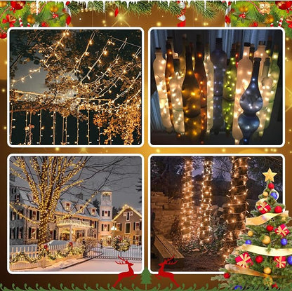 Heyworld Slow Twinkle Christmas Lights, 35 LED 10ft UL Certified Soft String Lights, 5mm Waterproof Fairy Glow for Indoor/Outdoor Christmas, Wedding, Garden Decor
