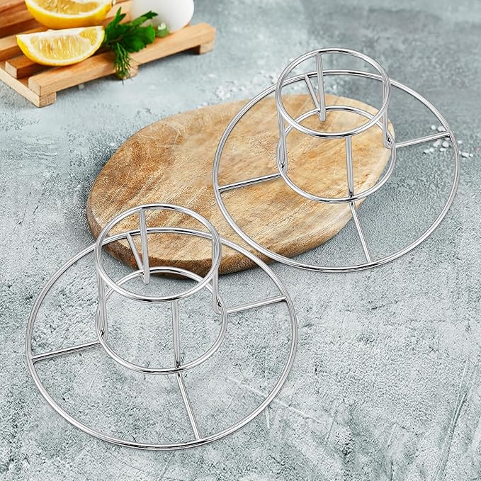 E-far Beer Can Chicken Holder for Grill Smoker Oven, Vertical Stainless Steel Beer Butt Chicken Stand for Whole Chicken Roaster, Food Grade & Non-Toxic Rack for Tender and Juicy Chicken