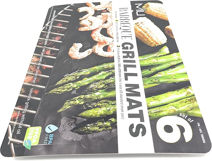 MIU 6 Pack BBQ Grill Mats