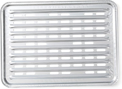 Kingsford Disposable Grill Liners, Heavy Duty Aluminum Foil Grill Toppers for Outdoor BBQ Grills, Helps Prevent Food and Sauce Falling Through Grates, 16 x 11.75 in, 4 Count
