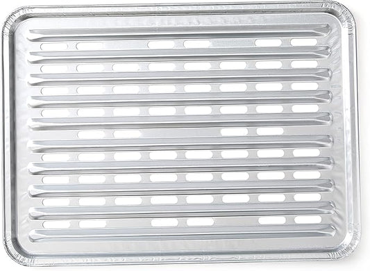Kingsford Disposable Grill Liners, Heavy Duty Aluminum Foil Grill Toppers for Outdoor BBQ Grills, Helps Prevent Food and Sauce Falling Through Grates, 16 x 11.75 in, 4 Count