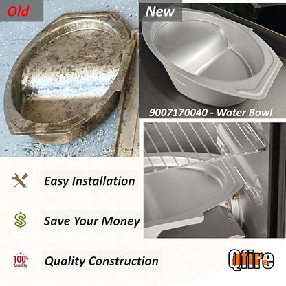 Small Water Bowl for Masterbuilt 30-inch Digital Electric Vertical BBQ Smoker,9007170040 - Water Pan,Replacement for 20071117, 20071217, 20071218, 20071317, 20071417, 20071517, 20074517 etc.