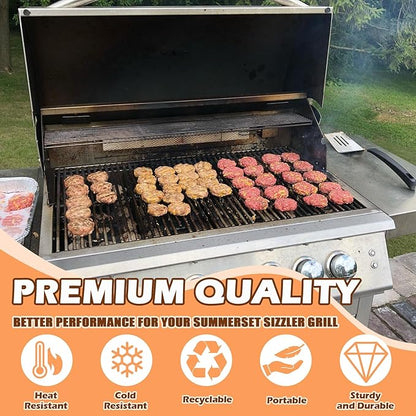Grill Briquettes Tray Replacement Parts for Summerset Sizzler 26" 32" Grill,Replacement Parts for RCS Premier Series RJC32A RJC26A RJC40A RJC32AL RJC40AL Grill Briquettes Heat Plates,4 Pack
