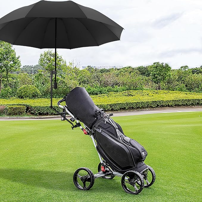 XLINGZA UPF 50+ Beach Umbrella with Adjustable Universal Clamp