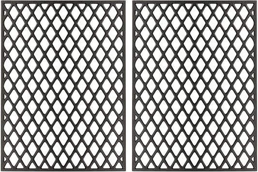 Utheer Cast Iron Grill Grate for Pit Boss 820 850 Series Grill, Pit Boss 820 Series Wood Pellet Grills, Fit Pro Series II 850 Wood Pellet Grill, Pit Boss Grill Replacement Parts, 2 Pack