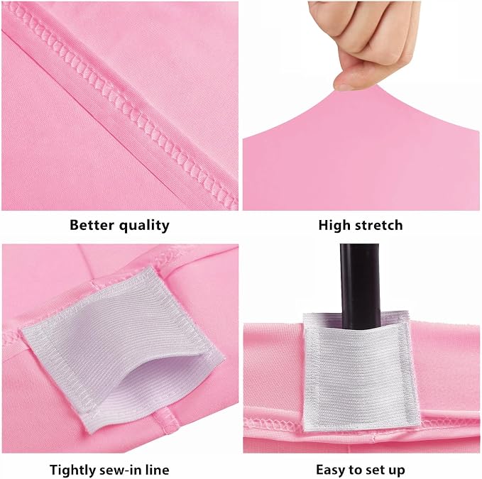 BDDC 6ft Stretch Spandex Fitted Table Cloth for 6 Foot Tables | GRS-Certified Eco-Friendly Fabric, Elastic Fit Rectangle Tablecloth, Washable, Wrinkle-Free, For Events & Parties