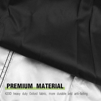 55 Inch Outdoor Bar Table Cover Rectangle for Patio Rattan Wicker Bar | 55x19x36,Waterproof Dustproof Heavy Duty Oxford Fabric,Outdoor Prep Table Cover with Air Vent Buckle Handle and Drawstring