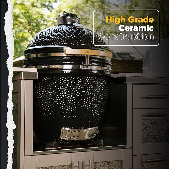 Coyote Asado Built-In Ceramic Cooker- Smoker and Grill - C1CHCS