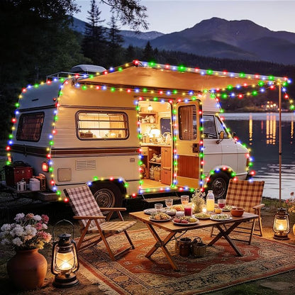 Hezbjiti Christmas String Lights Outdoor, 1000 LED 394ft 8 Lighting Modes Christmas Fairy Lights with Remote and Timer for Home, Birthday, Wedding, Party, Tree Decorations (1000 LED, Multicolor)