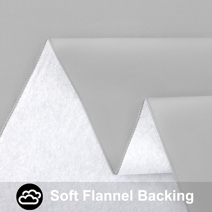 Smiry Square Table Cloth 60x60 Inch, Waterproof Wipeable Vinyl Tablecloths Protector, Oil Spill Proof Plastic Table Cover for Dining, Picnic, Camping, Outdoor, Light Grey