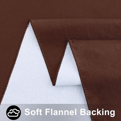 Smiry Rectangle Table Cloth 60x120 Inch, Waterproof Wipeable Vinyl Tablecloths Protector, Oil Spill Proof Plastic Table Cover for Dining, Picnic, Camping, Outdoor, Coffee