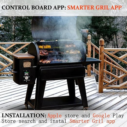 Replacement Pit Boss Digital Thermostat Controller Board with WiFi and Bluetooth Function, can Connect to Mobile APP