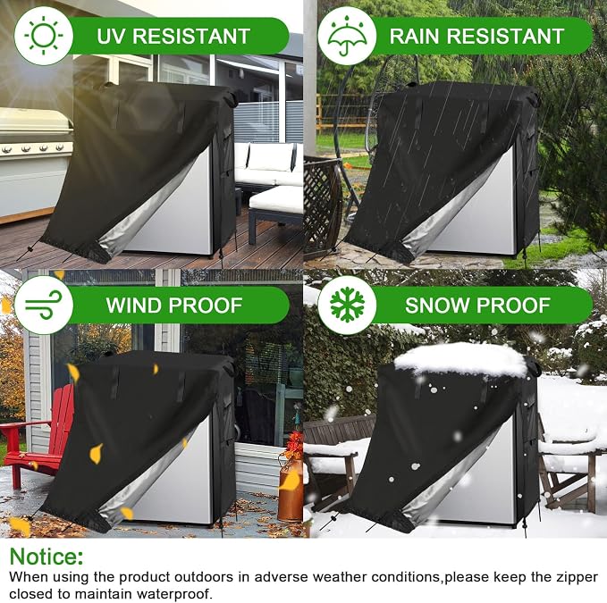 Compact Refrigerator Cover Waterproof 20x20x21in