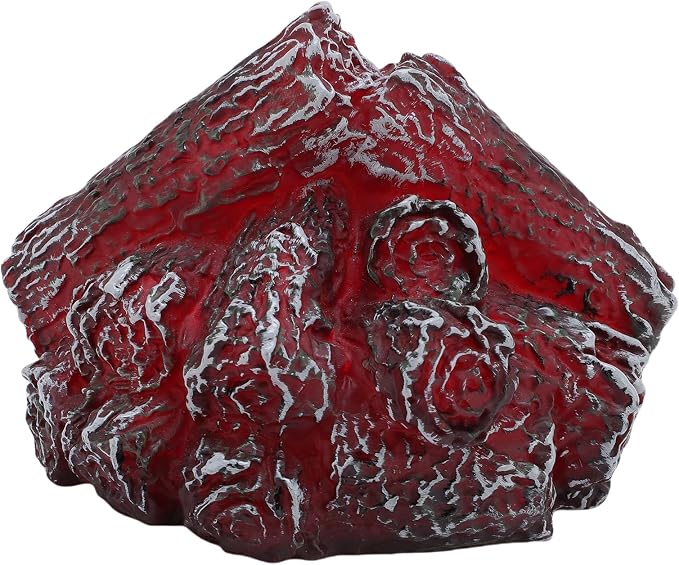Duokon LED Simulated Charcoal Fire Light with Flickering Flame Effect for Indoor Outdoor Camping Home Decor