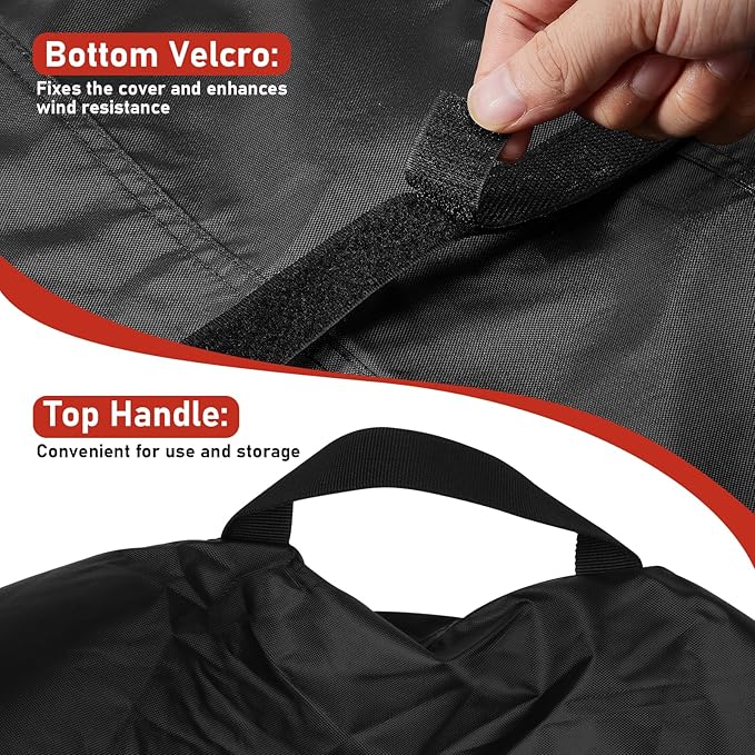 Smoker Grill Cover for Weber Smokey 14 inch,Waterproof Heavy Duty Charcoal Smoker Cover,Round Grill Cover for Most Charcoal Grill