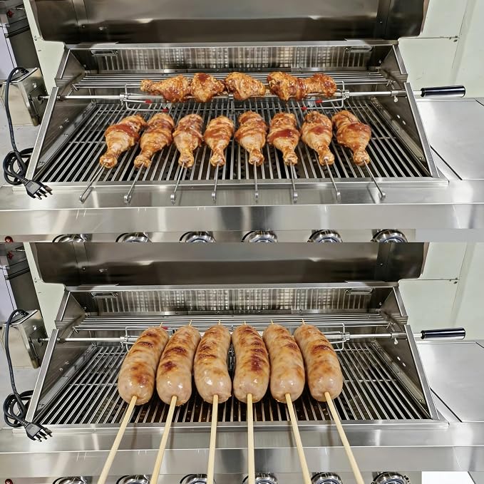 Kitchen outdoor module combination barbecue grill with gas pizza stove and sink module, stainless steel, 3-piece set