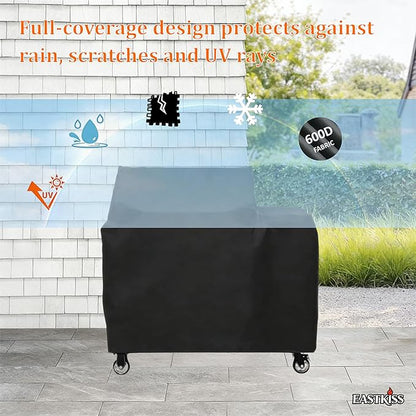 Grill Cover for Recteq Patio Legend 400,Rec Tec 400/Porch Pro 400 Wood Pellet Grill - Heavy Duty Waterproof Grill Cover with Locking Drawstring for Rectec RT-400 Grill Accessories