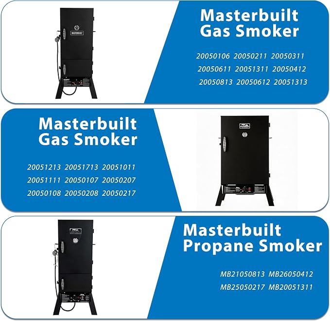 Flame Disk Bowl Replacement Parts for Masterbuilt Gas and Dual Fuel Smokers | Black Porcelain Enamel, Smoker Parts for Masterbuilt 911060006 9005100068, Heat Diffuser and Wood Chip Tray