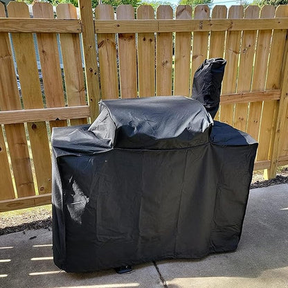 Grill Cover for Z Grill 600 Series 600D 6002B L6002E 600D3E 6002B2 Pellet Grill and Smoker, Waterproof Heavy Duty Z Grill 600 Series Pellet Smoke Cover, Outdoor BBQ Accessory