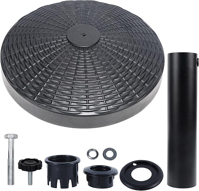 Blissun 31 lbs Heavy Duty Patio Market Umbrella Base Stand