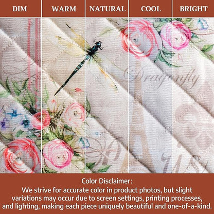 Maison d' Hermine Pot Holders 100% Cotton Heat Resistant Potholders 8" x 8" Hot Pads with Loop BBQ Cooking Baking Hotel Farmhouse Kitchen Handling Hot Pans Spring Summer (Pack of 1, Champ De Mars)